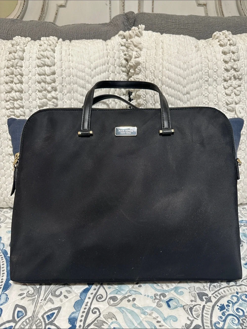 Kate Spade Black Briefcase Tote
